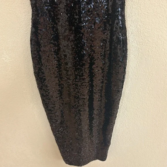 Nookie womans smolder Black Sequin midi Dress size S - Picture 5 of 7
